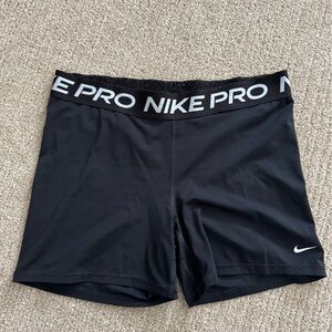 Nike Pro Black Shorts 5 inch